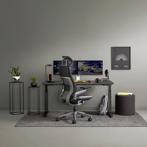 With headrest / 3D Knit Black 01+Era Onyx CSE14