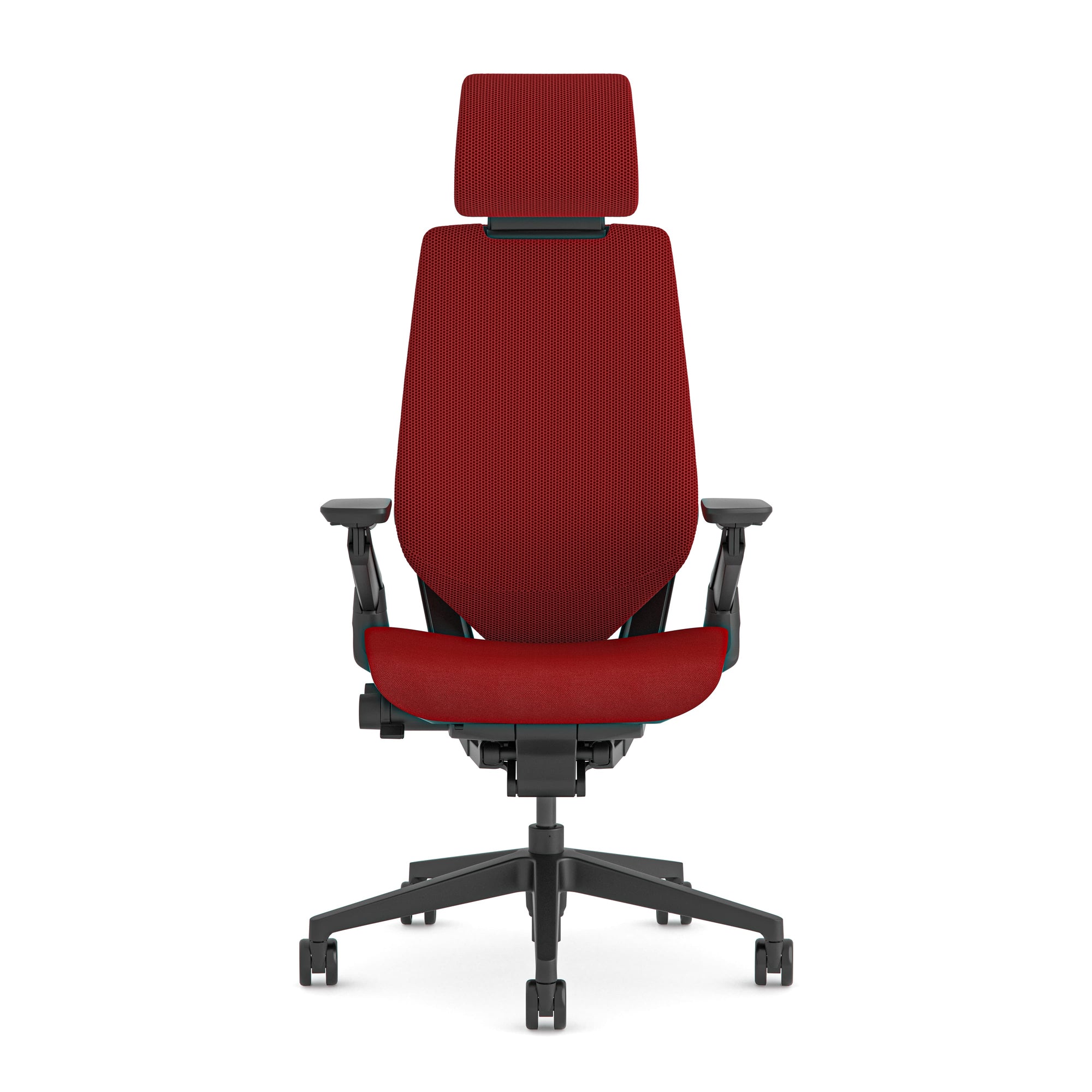 With headrest / 3D Knit Scarlet 14+Atlantic Red AT01