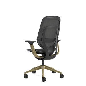 Without headrest / Intermix Black KR08+Matte Brass 4B22