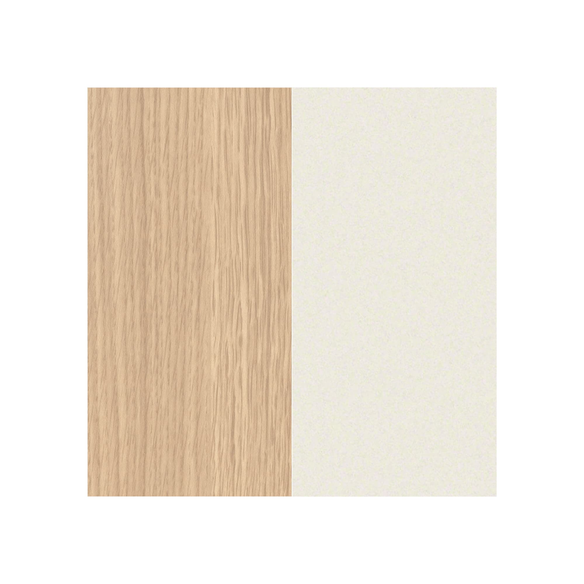 Melamine Clear Oak 2 2LAK/Paint Pearl Snow ZW