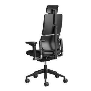 With headrest / Europe Leather Black 0273